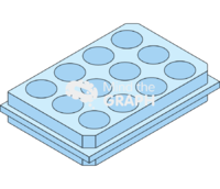 12 well plate spacer perspective - Edit and Customize Icons of 12 well plate spacer perspective 12 well plate spacer perspective Icons, Symbols, Pictures, and Images