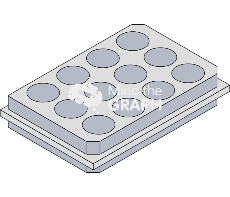 12 well plate spacer perspective changecolor Icons, Symbols, Pictures, and Images