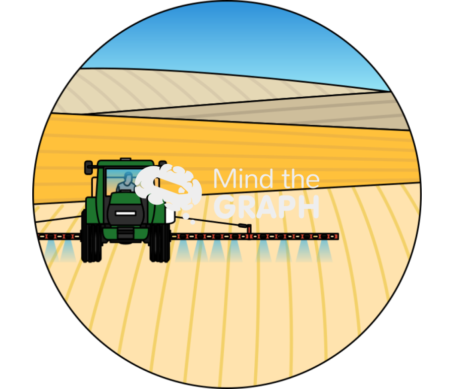 Agriculture landscape tractor pesticide zoom Icons, Symbols, Pictures, and Images