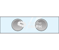 Aluminum 2 well glass slide front Icons, Symbols, Pictures, and Images