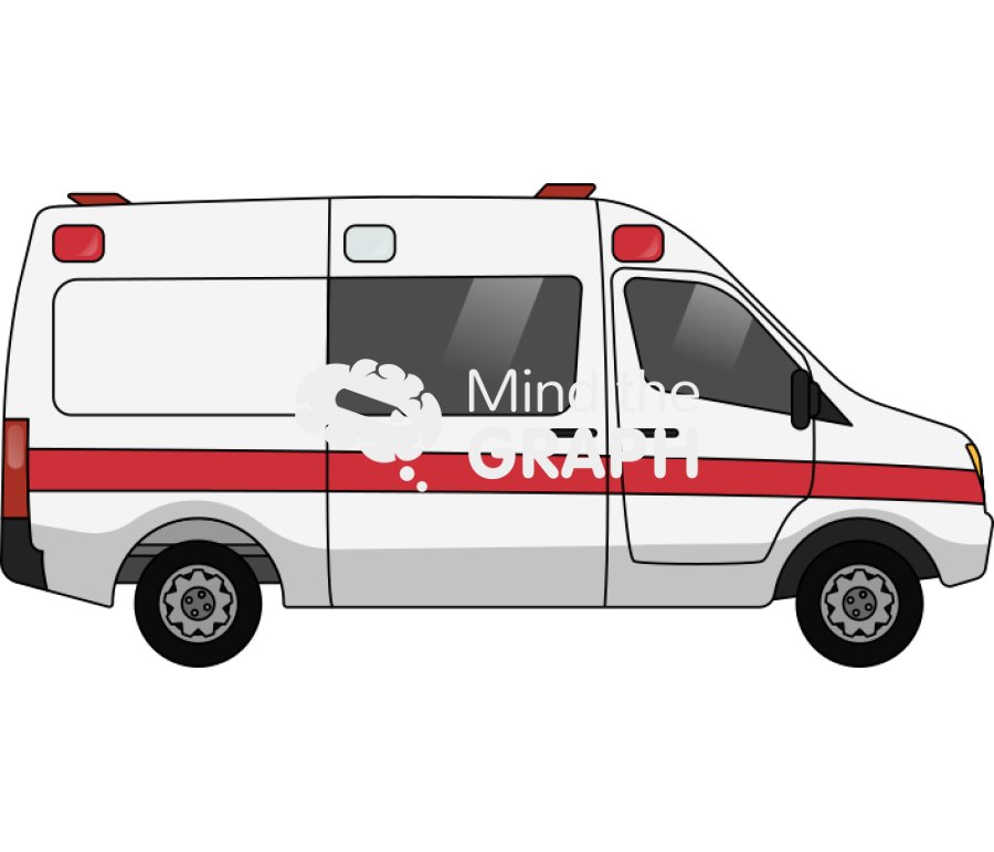 Ambulance lateral Icons, Symbols, Pictures, and Images