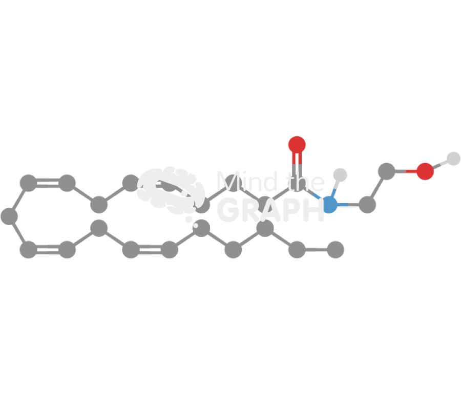 Anandamide molecule Icons, Symbols, Pictures, and Images