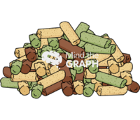 Animal feed pellet mix 2 Icons, Symbols, Pictures, and Images