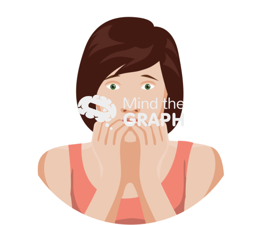 Anxiety stress woman Icons, Symbols, Pictures, and Images