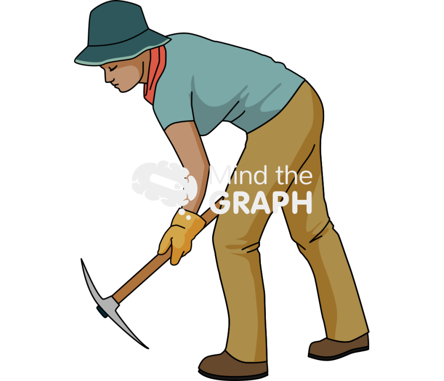 Archaeologist digging pick tool Icons, Symbols, Pictures, and Images