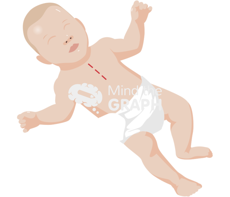 Baby casual incision front Icons, Symbols, Pictures, and Images