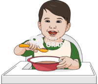 Baby eat chair Icons, Symbols, Pictures, and Images