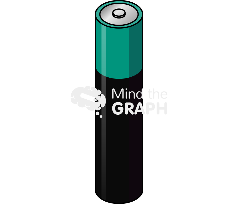 Battery aaa isometric Icons, Symbols, Pictures, and Images