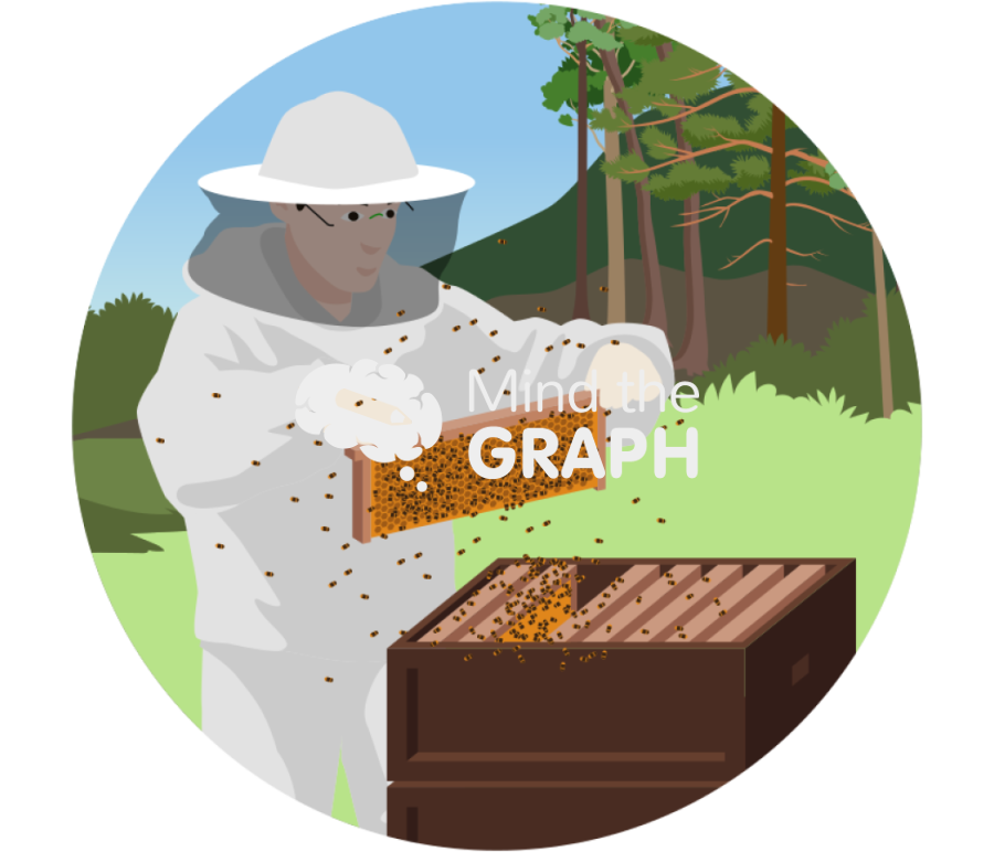 Beekeeper apiculture zoom Icons, Symbols, Pictures, and Images