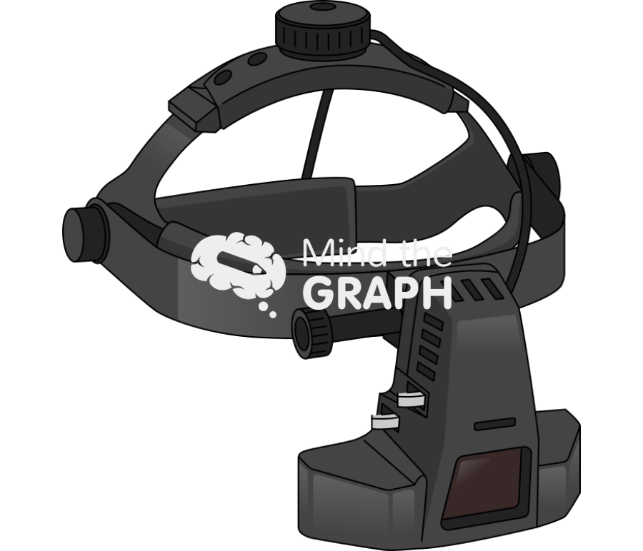 Binocular indirect ophthalmoscope Icons, Symbols, Pictures, and Images