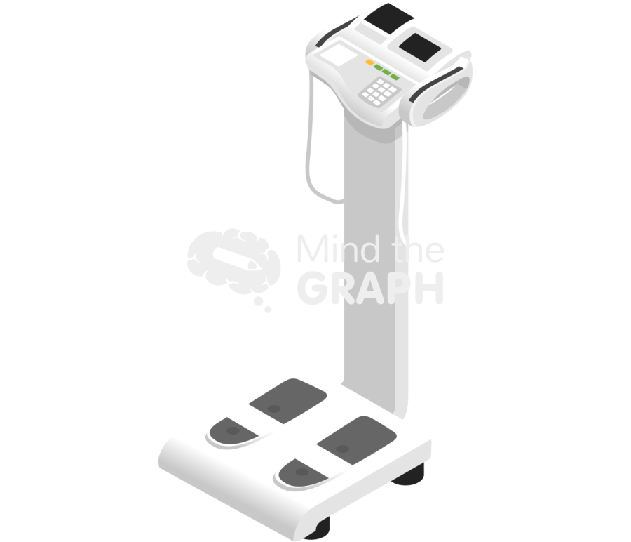 Bioelectrical impedance body composition analyser equipment Icons, Symbols, Pictures, and Images