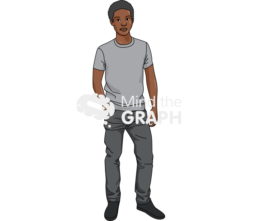 Boy casual afro Icons, Symbols, Pictures, and Images