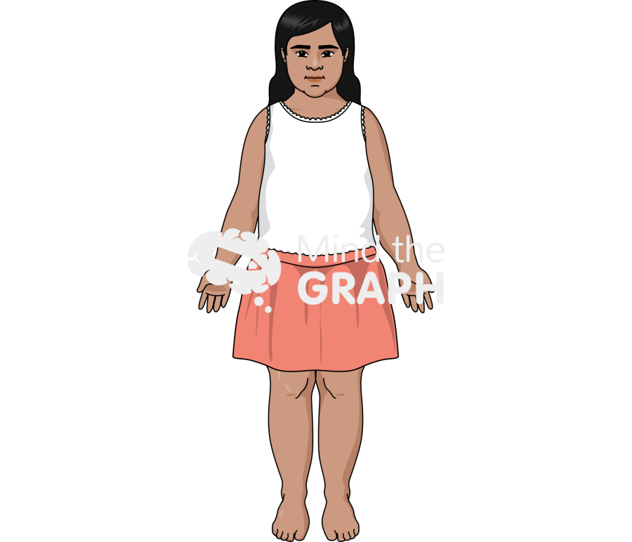 Brown girl fat anatomic front Icons, Symbols, Pictures, and Images