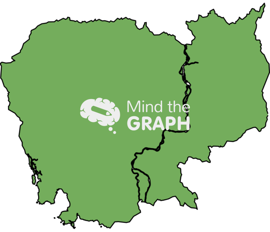 Cambodia map Icons, Symbols, Pictures, and Images