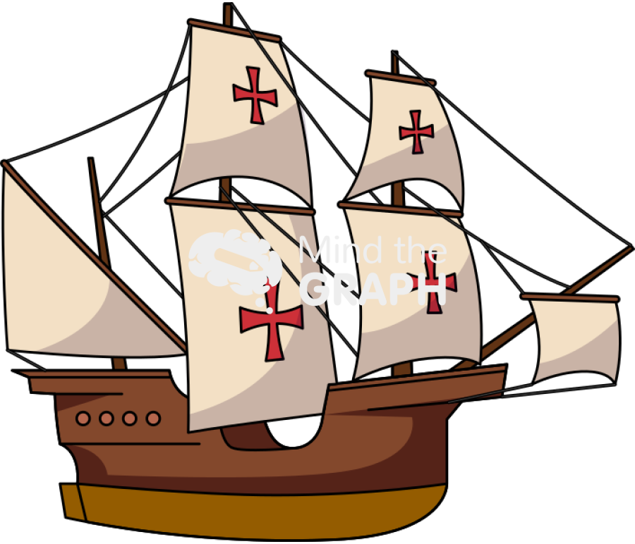 Caravel ship lateral Icons, Symbols, Pictures, and Images