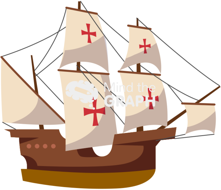 Caravel ship lateral Icons, Symbols, Pictures, and Images
