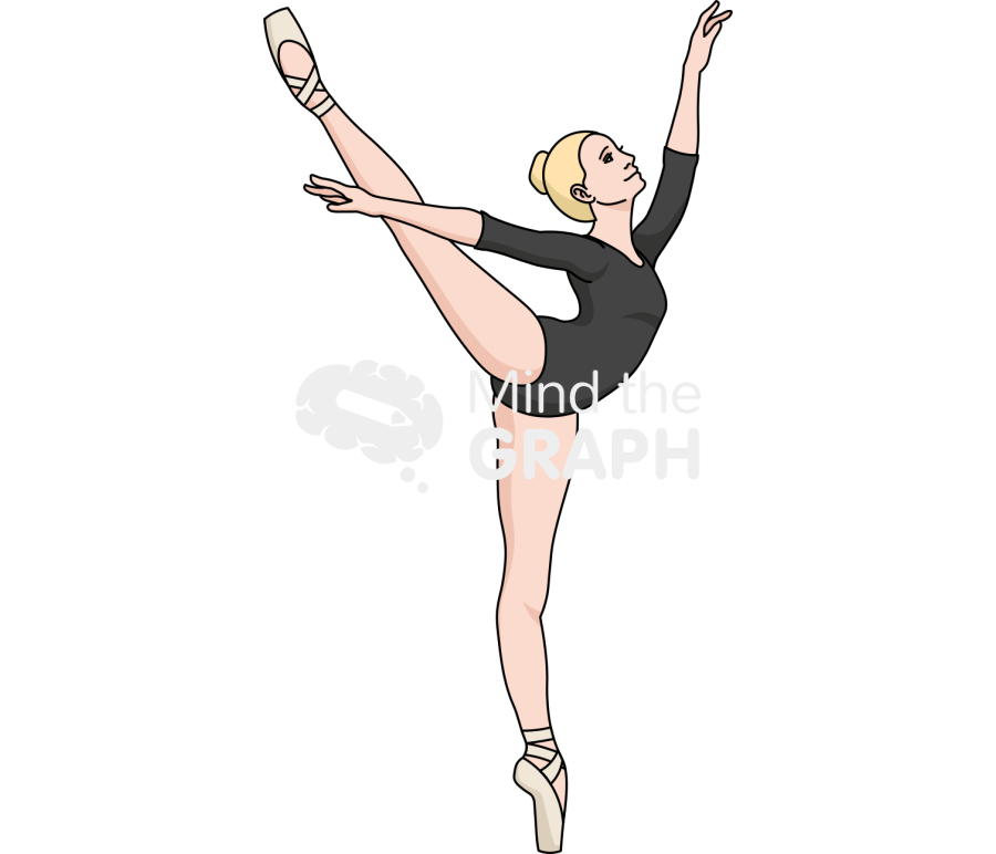 Caucasian girl ballet dancer pointe Icons, Symbols, Pictures, and Images