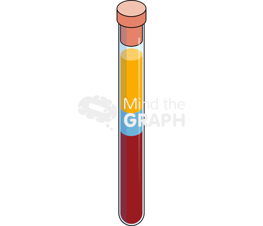 Centrifugal blood tube