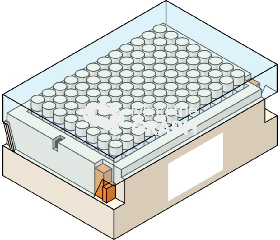 Chemical library image 96 well Icons, Symbols, Pictures, and Images