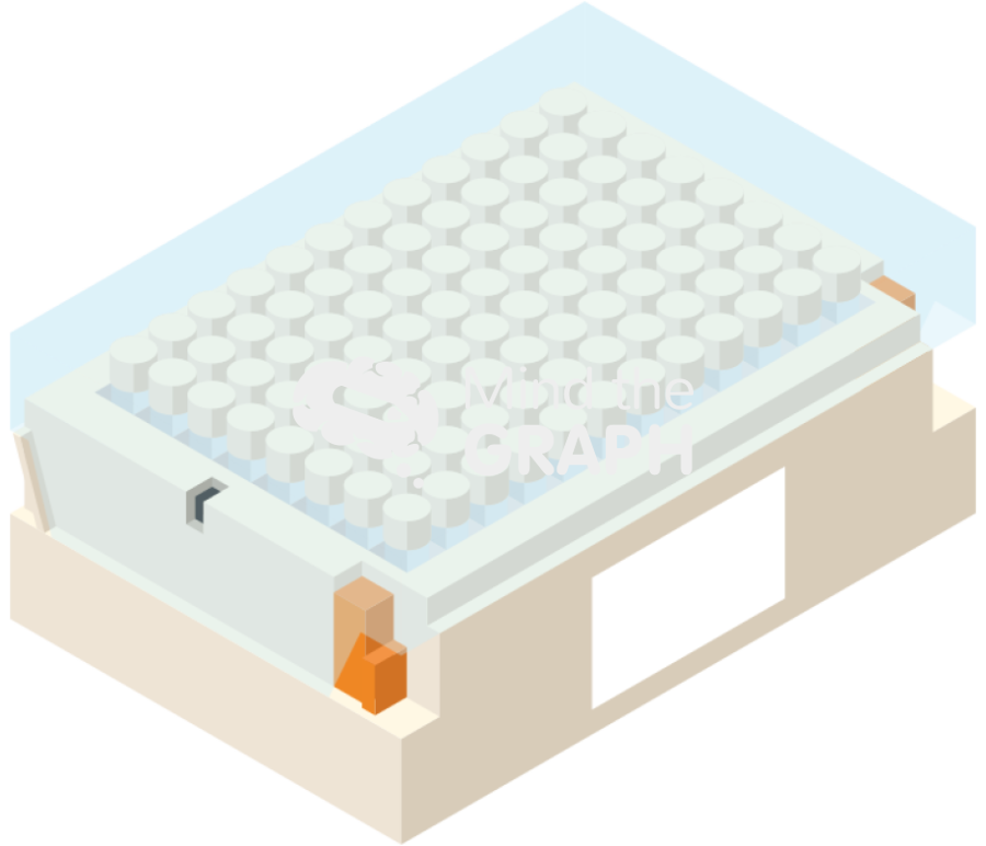 Chemical library image 96 well Icons, Symbols, Pictures, and Images