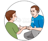 Child father communicative intention Icons, Symbols, Pictures, and Images