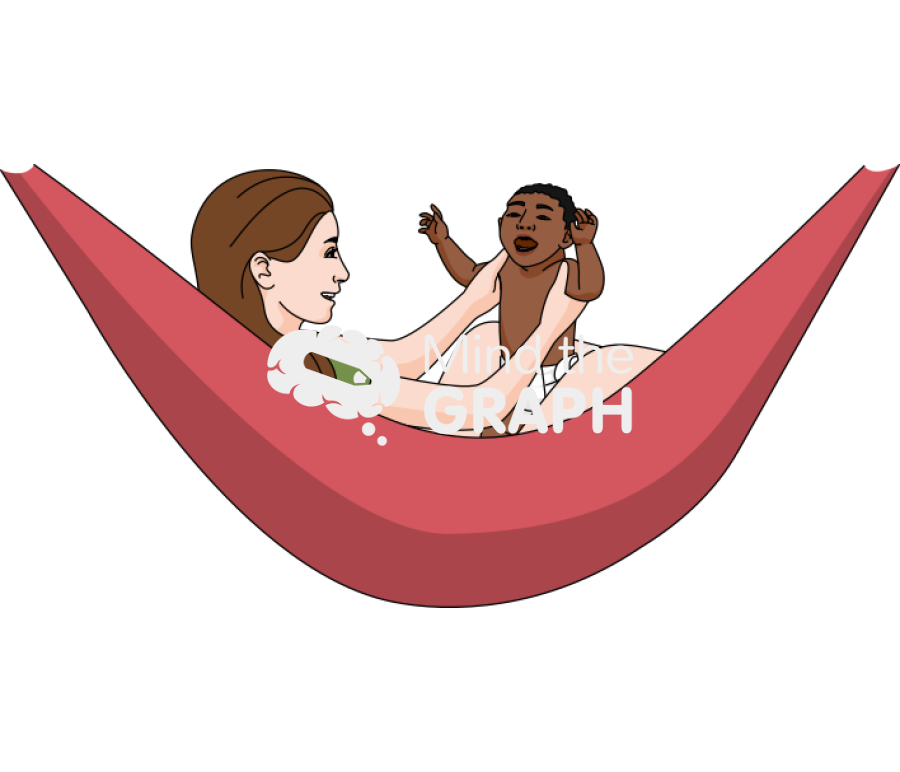 Child microcephaly playing adult laying hammock Icons, Symbols, Pictures, and Images