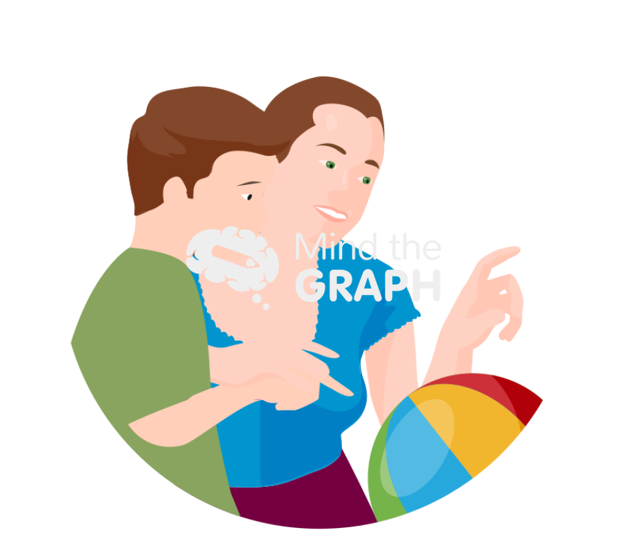 Child mother pointing toy Icons, Symbols, Pictures, and Images