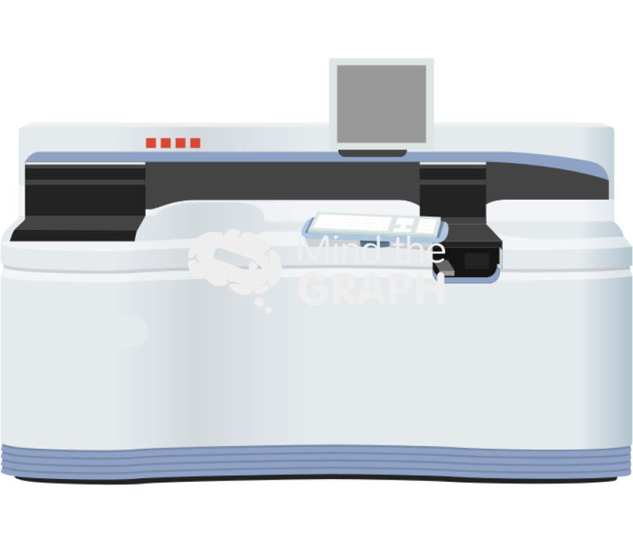 Clinical chemistry analyzer front equipment Icons, Symbols, Pictures, and Images
