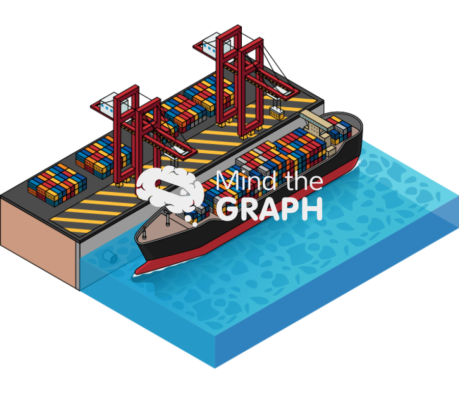 Container ship port isometric Icons, Symbols, Pictures, and Images