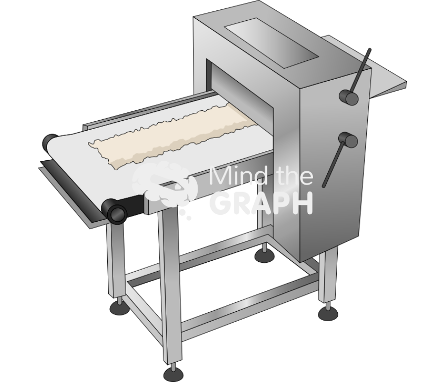 Dough sheeting machine perspective Icons, Symbols, Pictures, and Images