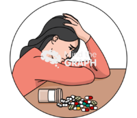 Drug abuse 2 zoom Icons, Symbols, Pictures, and Images