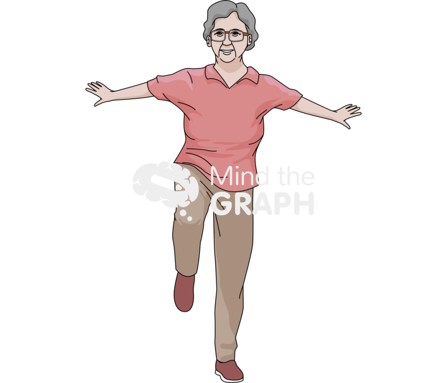 Elderly woman stability Icons, Symbols, Pictures, and Images