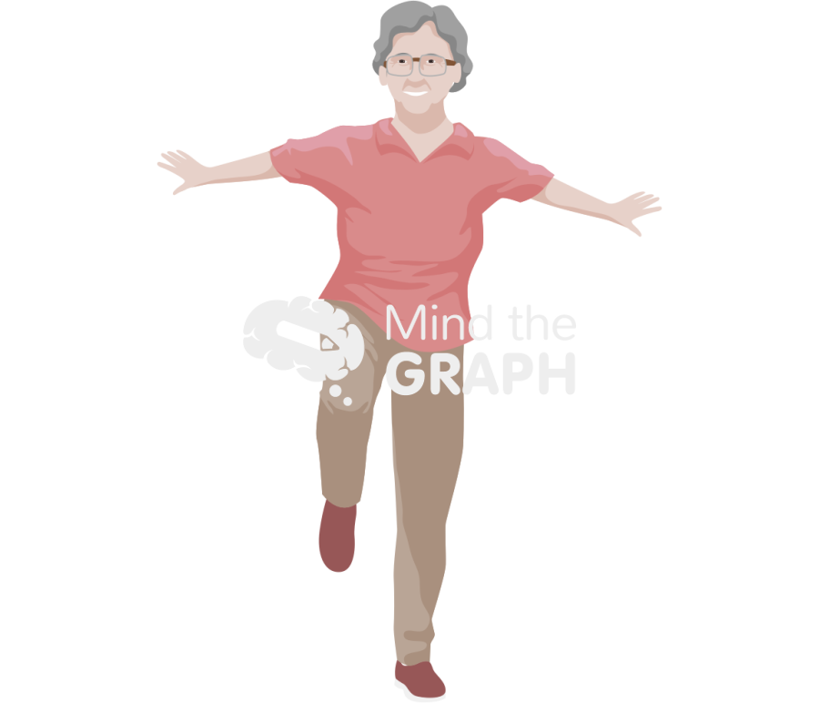 Elderly woman stability Icons, Symbols, Pictures, and Images