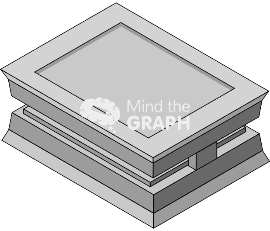 Electrophoresis semi dry closed Icons, Symbols, Pictures, and Images