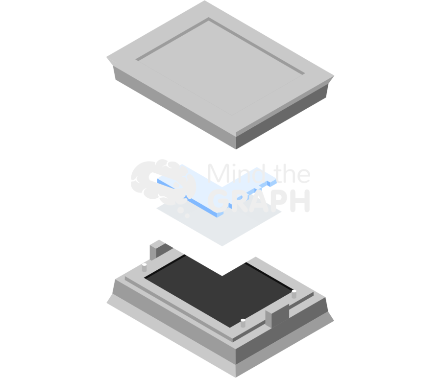 Electrophoresis semi dry expanded Icons, Symbols, Pictures, and Images