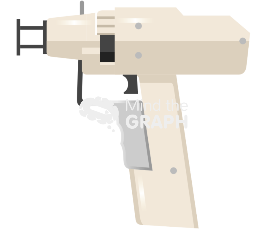 Electroporation gun lateral equipment Icons, Symbols, Pictures, and Images