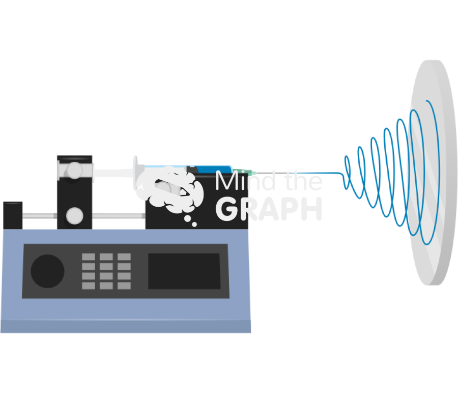 Electrospinning front equipment Icons, Symbols, Pictures, and Images