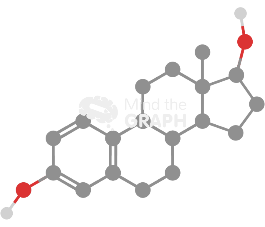 Estradiol molecule Icons, Symbols, Pictures, and Images