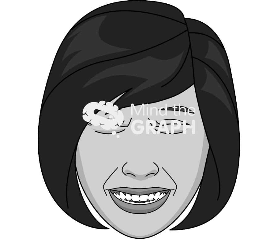 Face emotions woman happily disgusted Icons, Symbols, Pictures, and Images