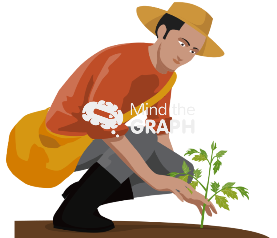 Farmer man soil side Icons, Symbols, Pictures, and Images