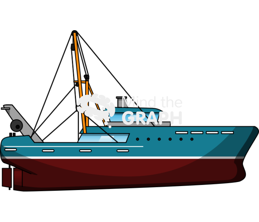 Fisheries ship 1 lateral Icons, Symbols, Pictures, and Images