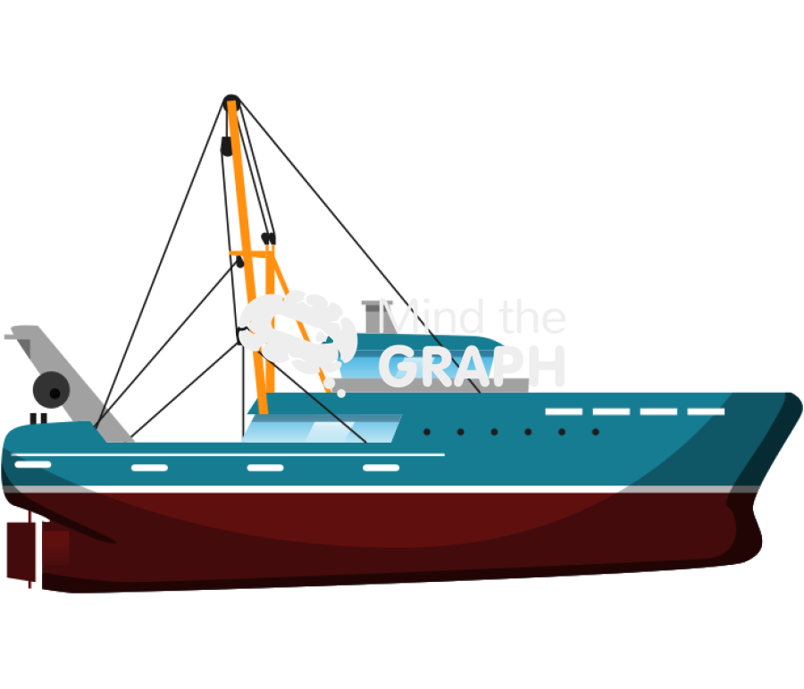Fisheries ship 1 lateral Icons, Symbols, Pictures, and Images
