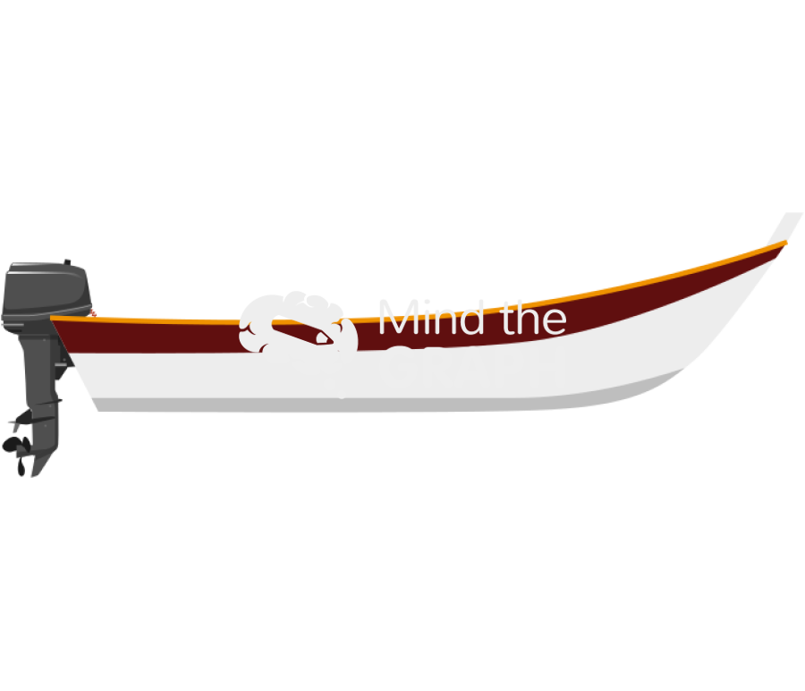 Fishing boat outboard motor lateral Icons, Symbols, Pictures, and Images