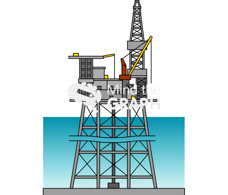Fixed petroleo platform shortening Icons, Symbols, Pictures, and Images