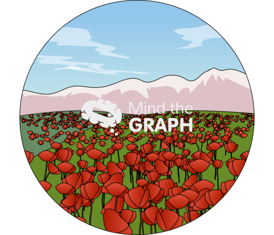 Flower field landscape zoom Icons, Symbols, Pictures, and Images