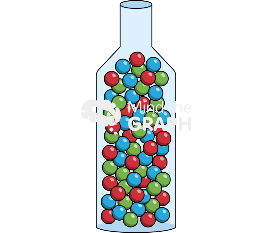 Genetic bottleneck drift full bottle Icons, Symbols, Pictures, and Images
