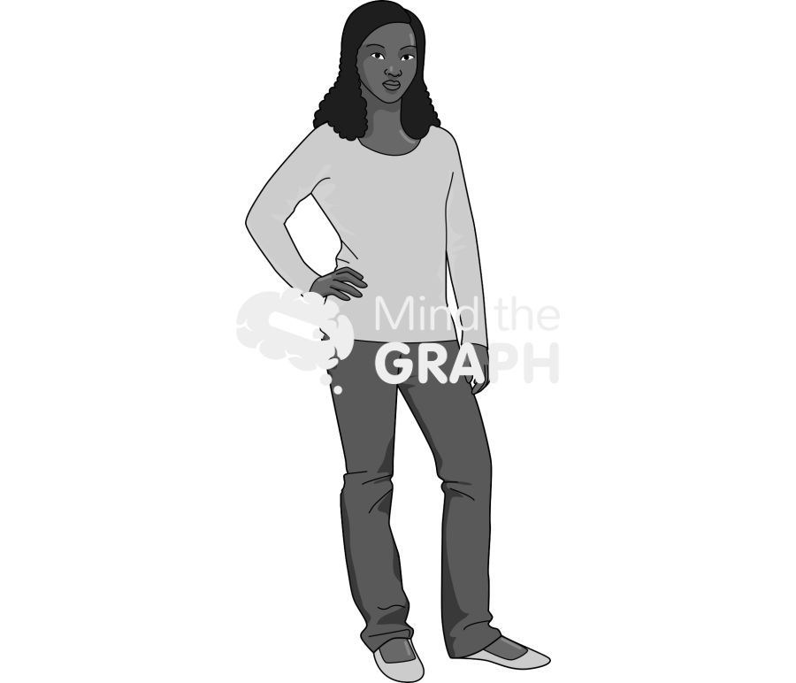 Girl casual afro Icons, Symbols, Pictures, and Images