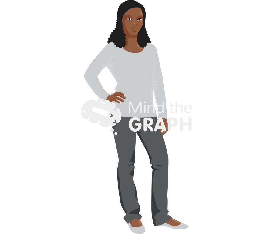 Girl casual afro Icons, Symbols, Pictures, and Images