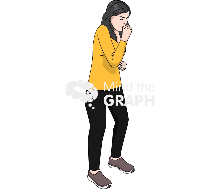 Girl coughing Icons, Symbols, Pictures, and Images