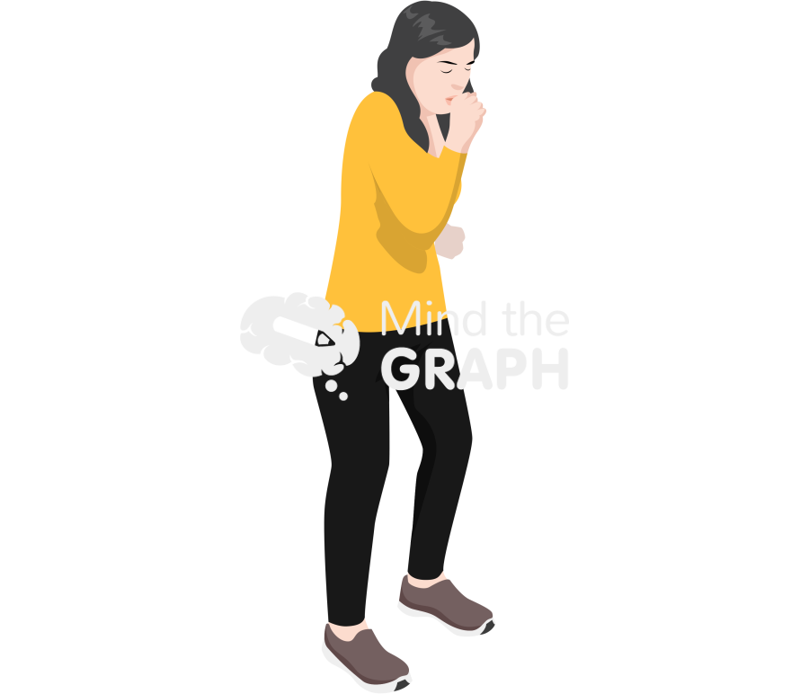 Girl coughing Icons, Symbols, Pictures, and Images